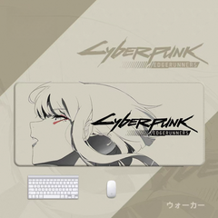 Cyberpunk Edgerunners Mouse Pad - Oversized Anime Gaming Desk Mat for Office Keyboard Laptop