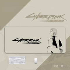 Cyberpunk Edgerunners Mouse Pad - Oversized Anime Gaming Desk Mat for Office Keyboard Laptop