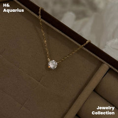 Pendant & Chain: 925 Silver & Zirconia Starfall Necklace and 925 Silver & Zirconia Cross Fringe Necklace
