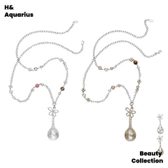 Copper alloy necklace Romantic breakfast design embossed necklace
