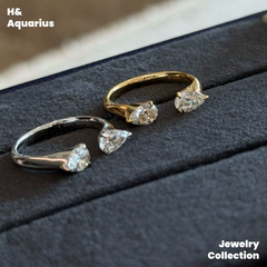 925 Silver & Zirconia Stardust Ring - Minimalist Everyday Stackable Ring