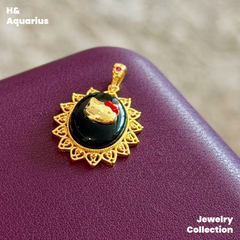 Pendant: 925 Silver Enamel Cat Silhouette - Colorful Minimalist Necklace Charm