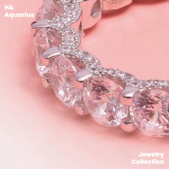 925 Silver & Zirconia "Snowflake Band" Ring - Luxury Minimalist Stackable Ring for Women