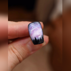 【In Stock】Nordic Aurora Nails 🌌💚✨