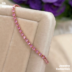 925 Silver & Zirconia Tennis Bracelet - Minimalist Luxury Everyday Chain for Women