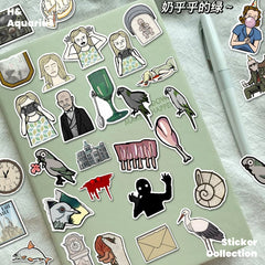 60pcs Rusty Lake Game Stickers - Indie Cartoon Decals for Phone Case Laptop DIY Waterproof