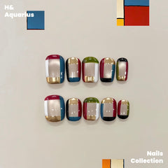 【In Stock】Art Series | Mondrian Cat Eye Color Block