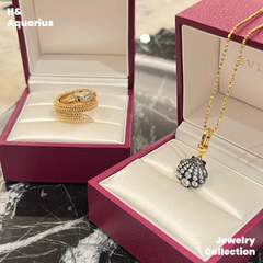 Pendant: 925 Silver & Zirconia Bubble Shell Necklace - Handmade Versatile Luxury Chain