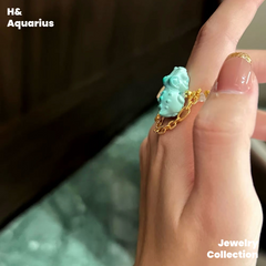 925 Silver & Zirconia Crocodile Ring - Handmade Ethnic Style Statement Ring
