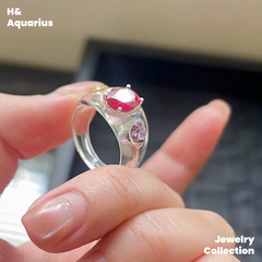 Candy Ring - Natural Rock Crystal Colorful Minimalist Ring for Women