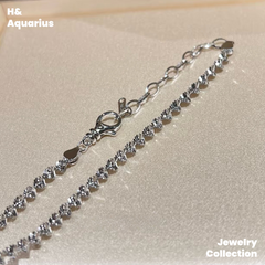 925 Silver Sparkling Galaxy Necklace - Luxury Minimalist Everyday Chain for Women