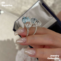 Venus Ocean Ring - 925 Silver Crystal Minimalist Luxury Ring