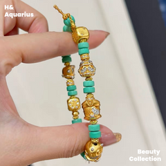 925 Silver & Zirconia A Dai Bracelet - Ethnic Chinese Style Minimalist Luxury Jewelry