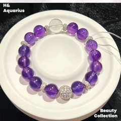 Violet Bracelet - Luxury Chinese Style Natural Crystal Elegant Bead Chain