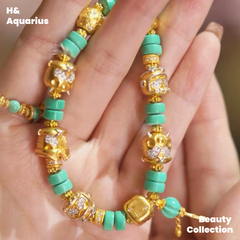 925 Silver & Zirconia A Dai Bracelet - Ethnic Chinese Style Minimalist Luxury Jewelry