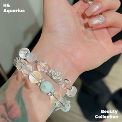 925 Silver & Zirconia Ocean Star Bracelet - Luxury Summer Minimalist Chain for Women