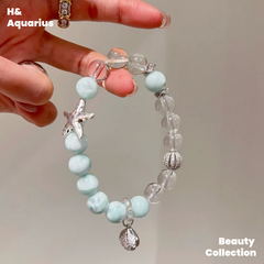 925 Silver & Zirconia Ocean Star Bracelet - Luxury Summer Minimalist Chain for Women