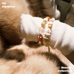 925 Silver & Zirconia Duobao Bracelet - Chinese Style Colorful Stackable Bead Chain