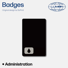 Severance Peripheral Lumon Badge (innie's) Card Sticker