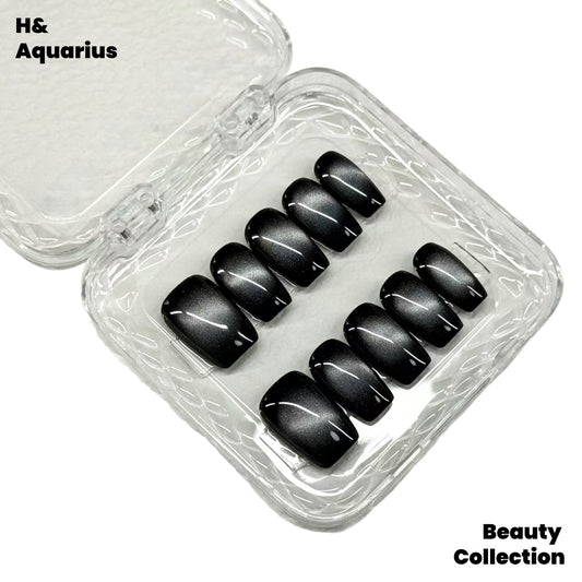 H&Aquarius SUMMER Collections 10PCS Handmade PressOn Nails REUSABLE 3D Gel fake nails acrylic press nails /Summer 2025 H&A-004