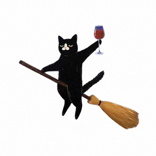 Realistic Minimalist Cat Illustration Stickers - Instagram Style Waterproof Decals for Mirror Phone Cup Helmet Electric Scooter
