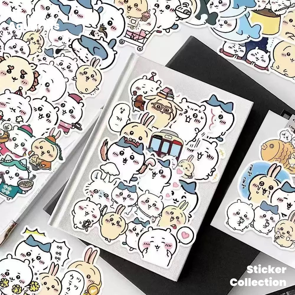 460 Chiikawa stickers cute cartoon DIY high value notebook decoration waterproof stickers