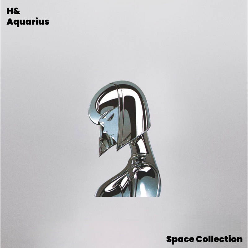 Cyberpunk Metal Girl Hollow sticker Automobile waterproof flat sticker