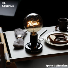 Retro table lamp, ceramic portable ambient light, home coffee corner ornament, night light, niche customization