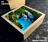 Wooden Box Whale Resin Art