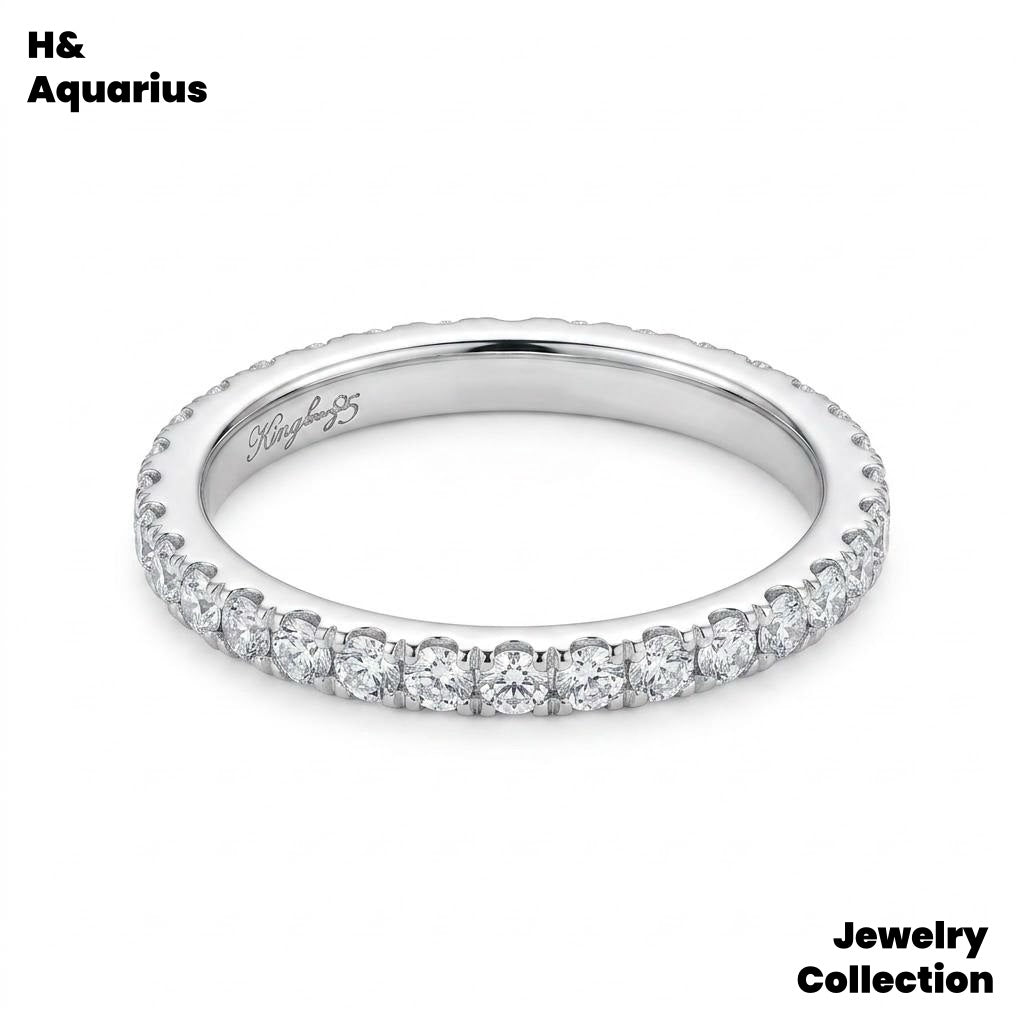 925 Silver & Zirconia Stardust Ring - Minimalist Luxury Everyday Ring