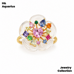 Candy Sparkle Ring - 925 Silver Crystal Colorful Minimalist Fashion Ring