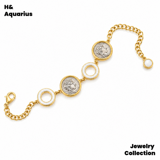 925 Silver Golden Years Bracelet - Vintage Minimalist Luxury Chain for Women