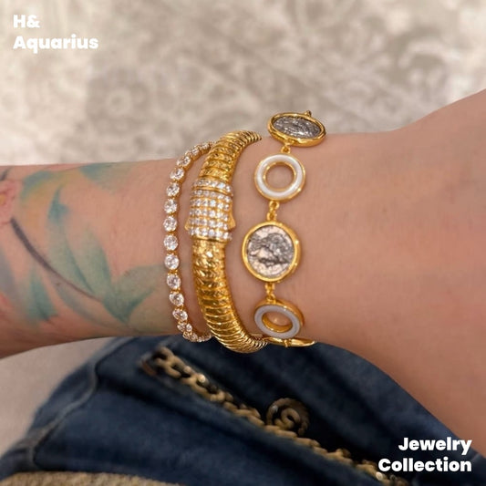 925 Silver Golden Years Bracelet - Vintage Minimalist Luxury Chain for Women