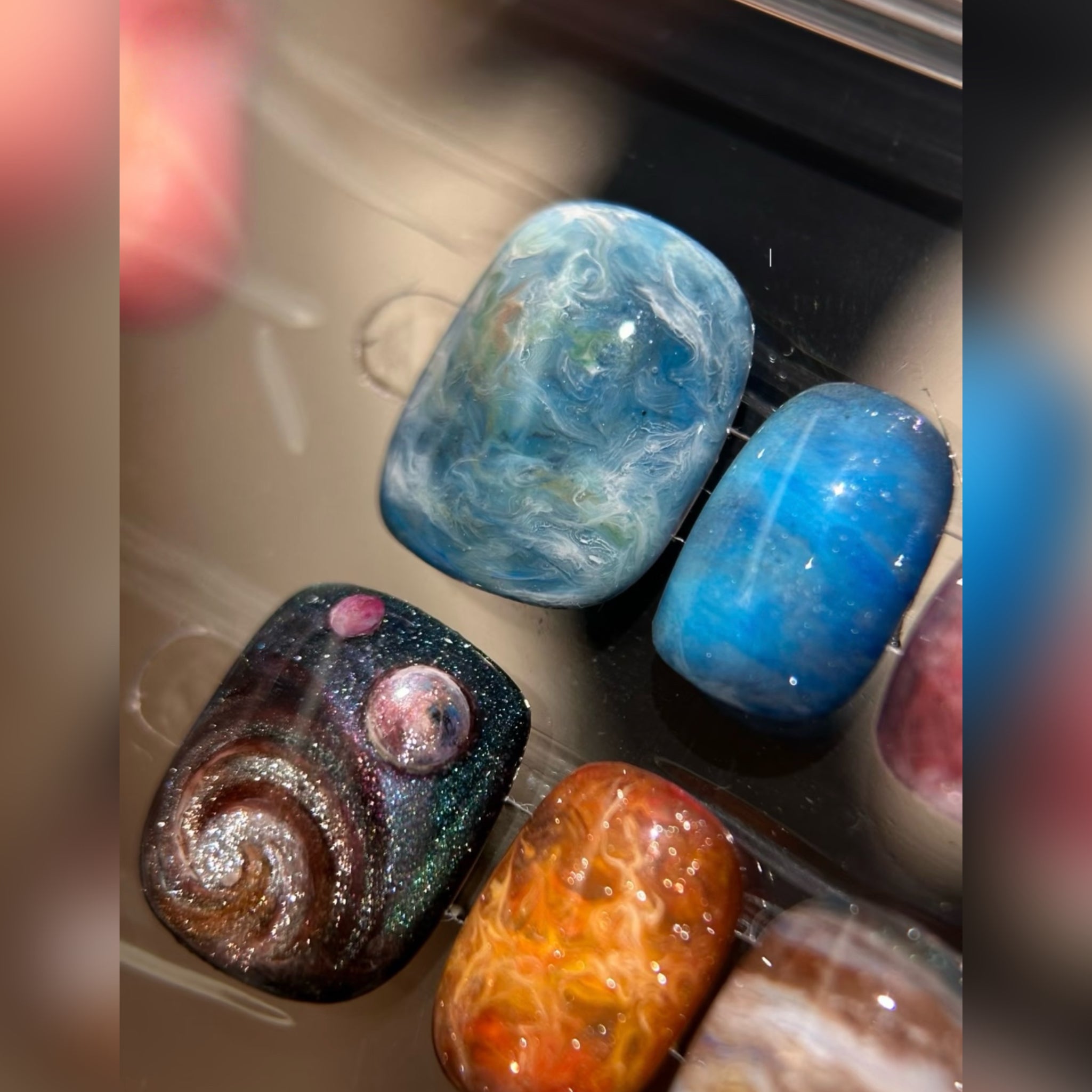 【Custom Order】Planet Nail Art