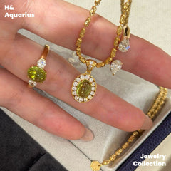 Green Shadow Star Ring - 925 Silver Peridot Minimalist Luxury Ring