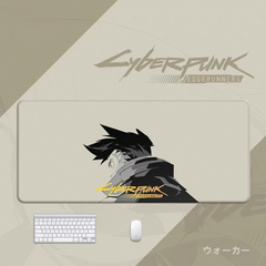 Cyberpunk Edgerunners Mouse Pad - Oversized Anime Gaming Desk Mat for Office Keyboard Laptop