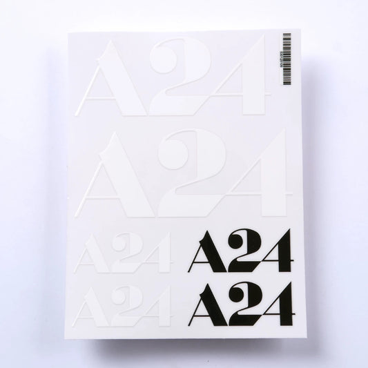 A24 Movie Theme Stickers - Waterproof Transfer Decals for Phone Helmet Laptop Water Bottle Luggage