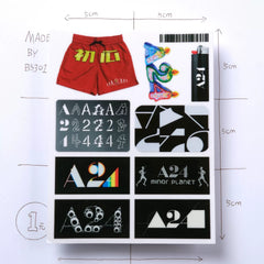 A24 Movie Theme Stickers - Waterproof Transfer Decals for Phone Helmet Laptop Water Bottle Luggage