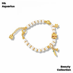 Bead Dumb Bracelet Natural Freshwater Pearl Chinese Handmade Light Luxury Original Ethnic Style Bracelet