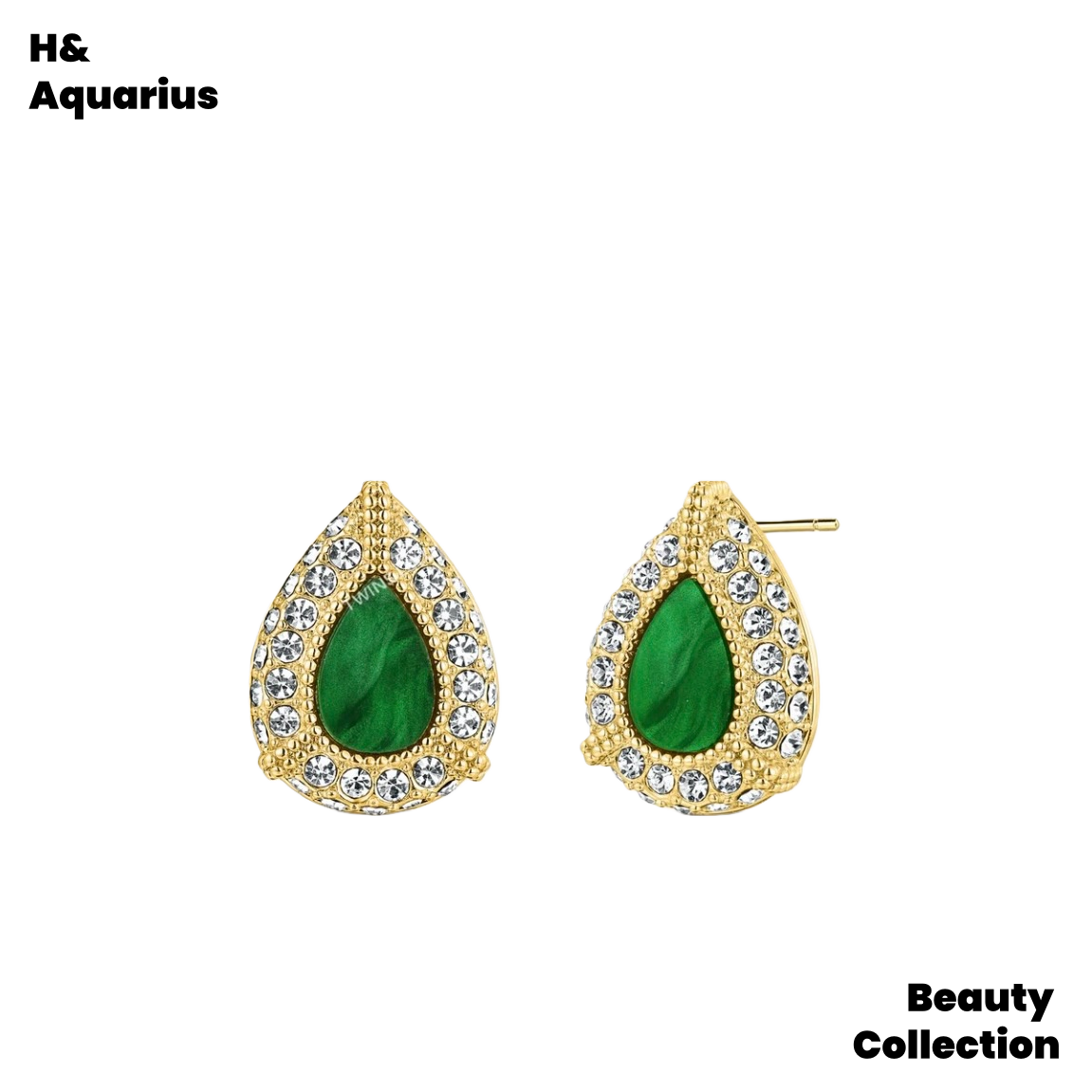 K-plated New Year's fashionable design exquisite retro temperament water drop earrings