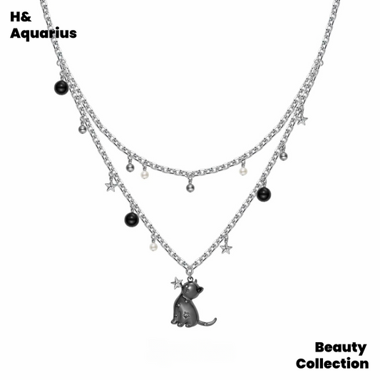 Brass Necklace The Patronus of the Night can be turned into a double-layered necklace