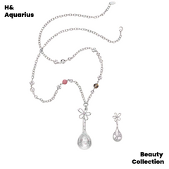 Copper alloy necklace Romantic breakfast design embossed necklace