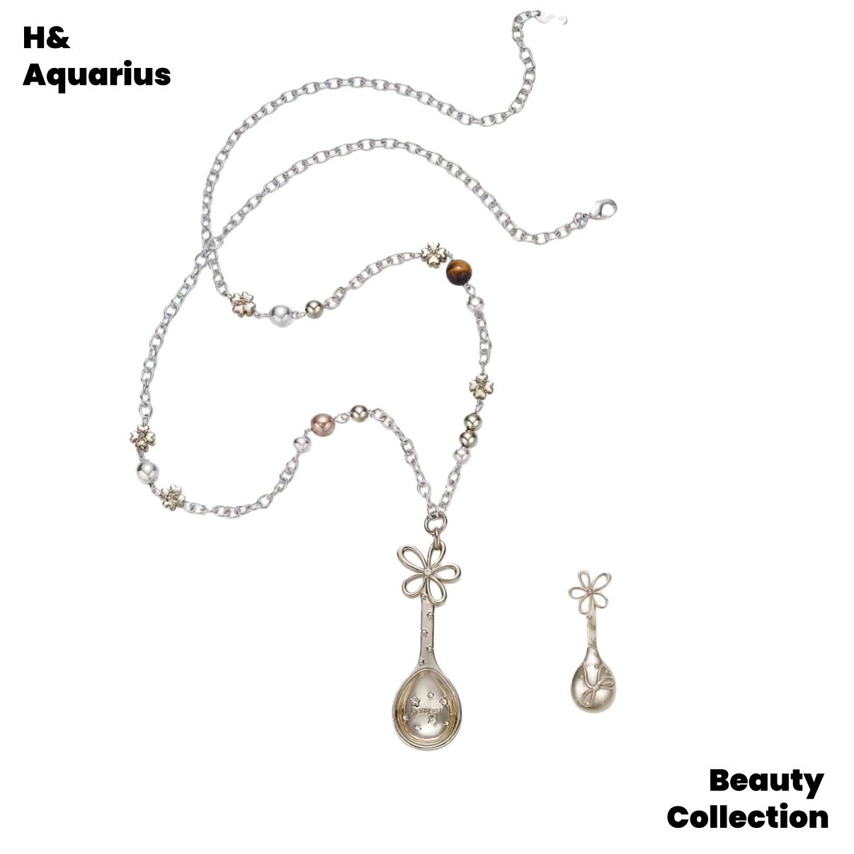 Copper alloy necklace Romantic breakfast design embossed necklace