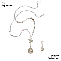 Copper alloy necklace Romantic breakfast design embossed necklace