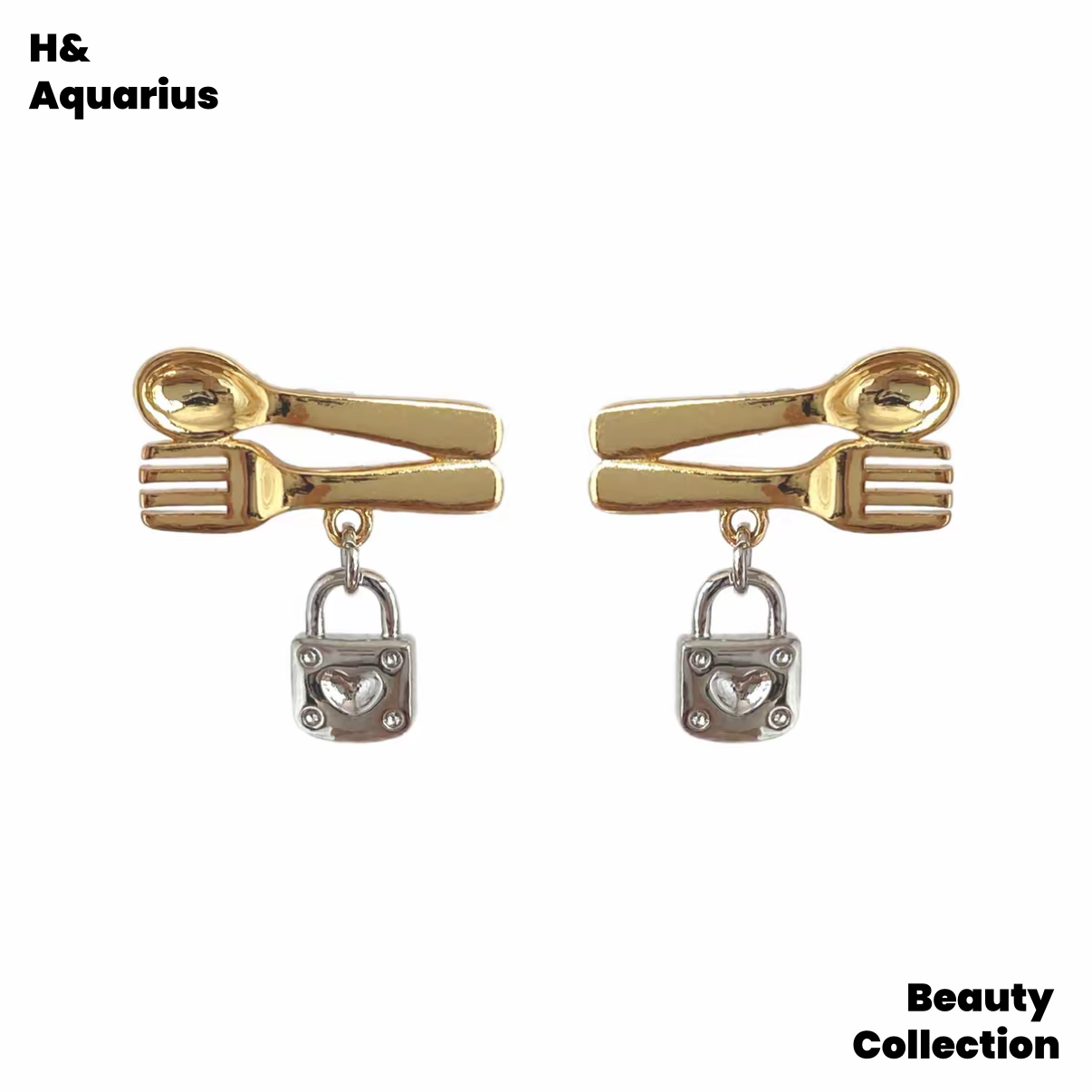 Brass Earrings - Original Fade-Resistant Disordered Carrier Earrings