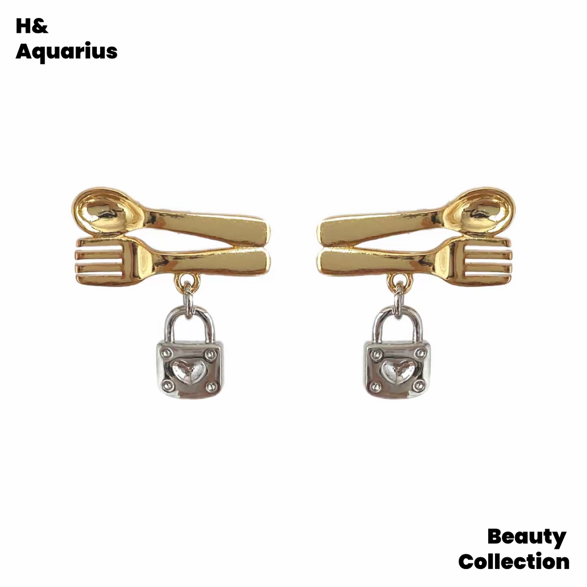 Brass Earrings - Original Fade-Resistant Disordered Carrier Earrings