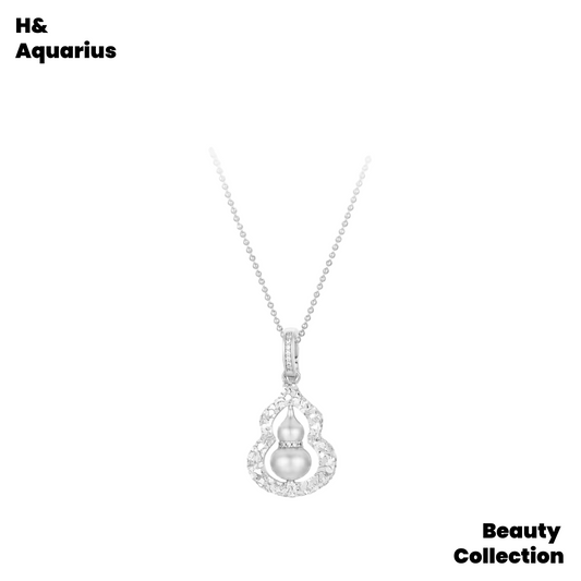 Glazed Hulu Hoop Artisanal Luxe Necklace