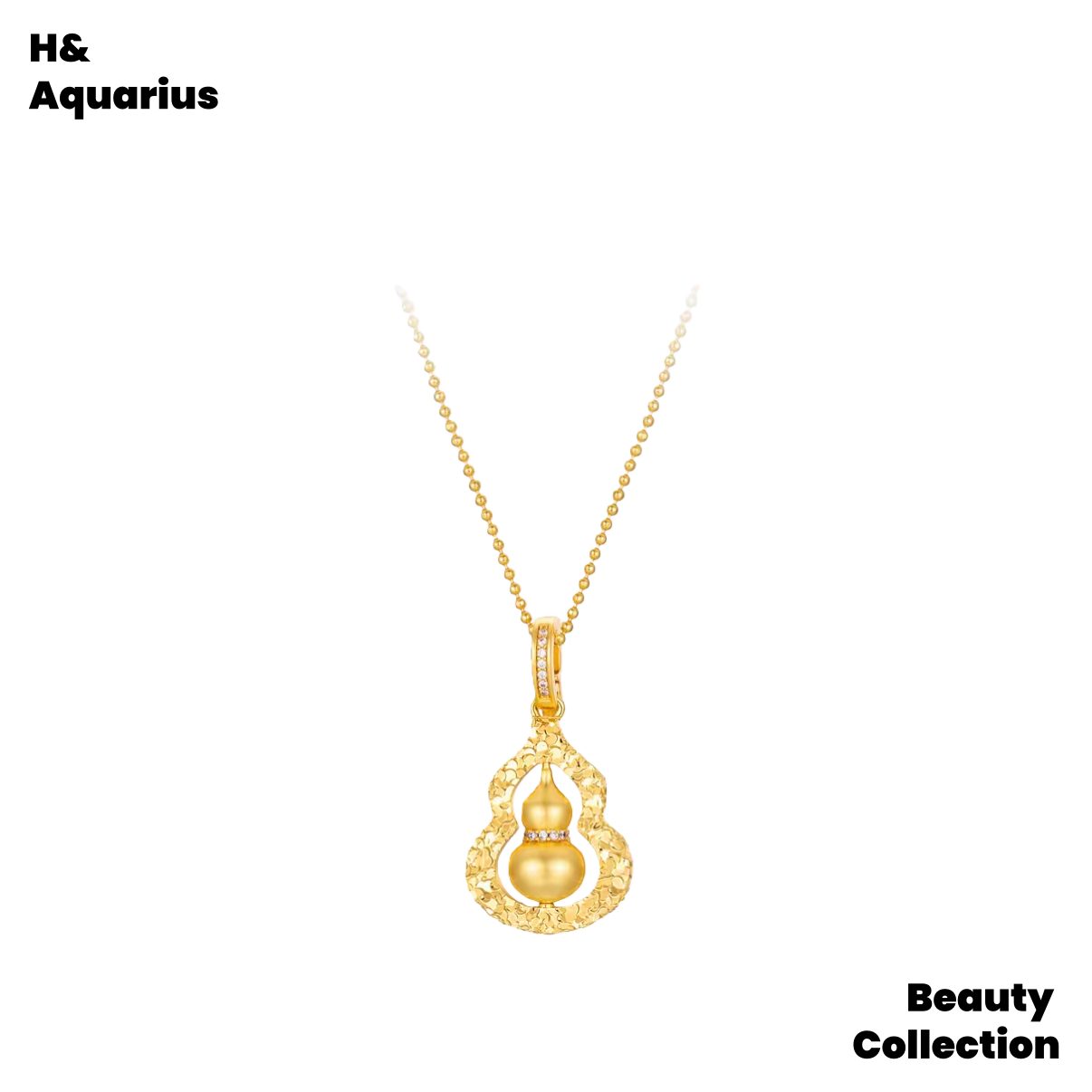 Glazed Hulu Hoop Artisanal Luxe Necklace