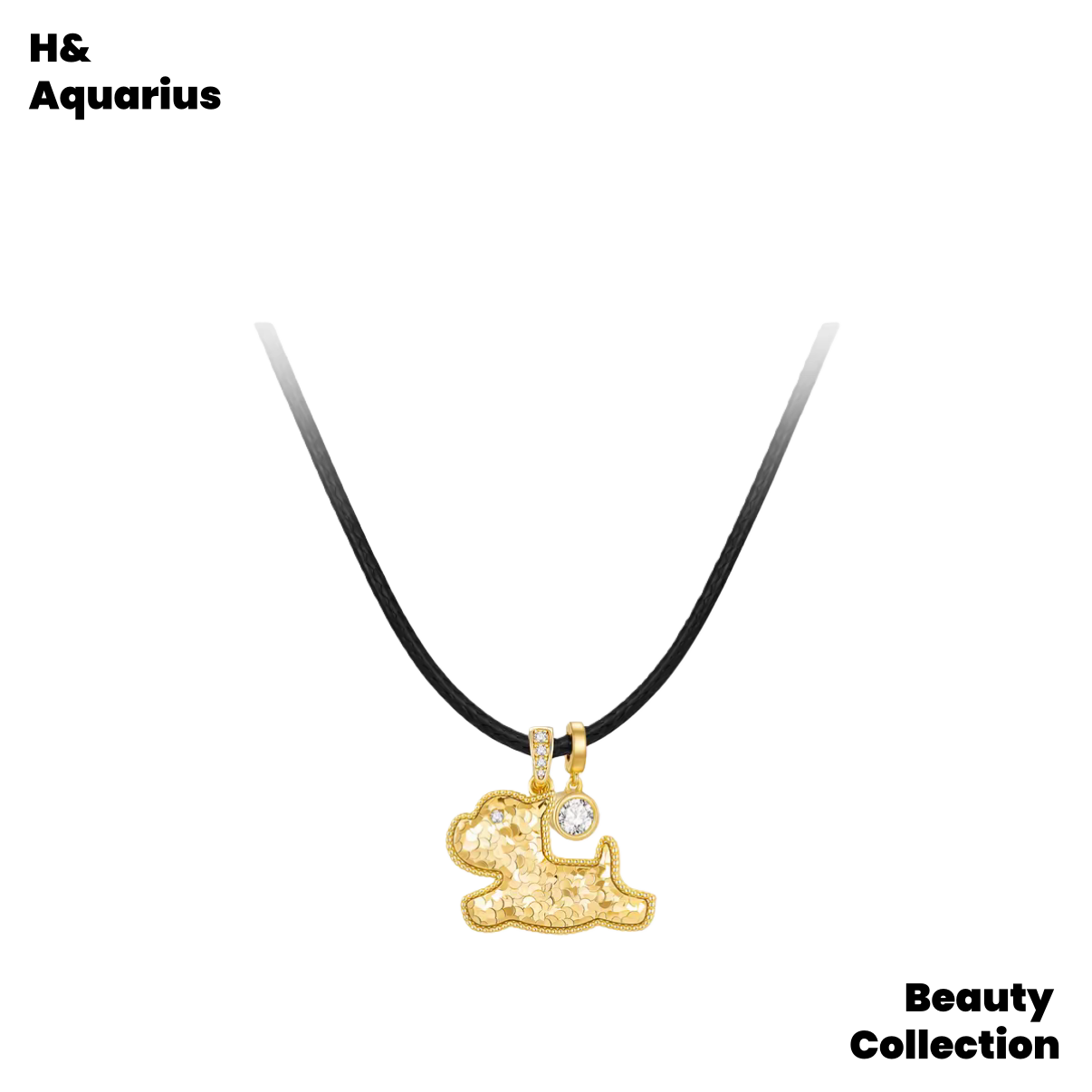 Dog Pendant New Year Necklace - Minimalist Pet Jewelry Luxury Gift