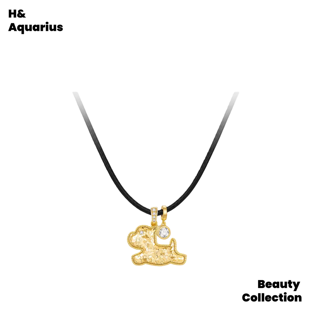 Dog Pendant New Year Necklace - Minimalist Pet Jewelry Luxury Gift